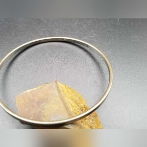 Silver bracelet bangle B721